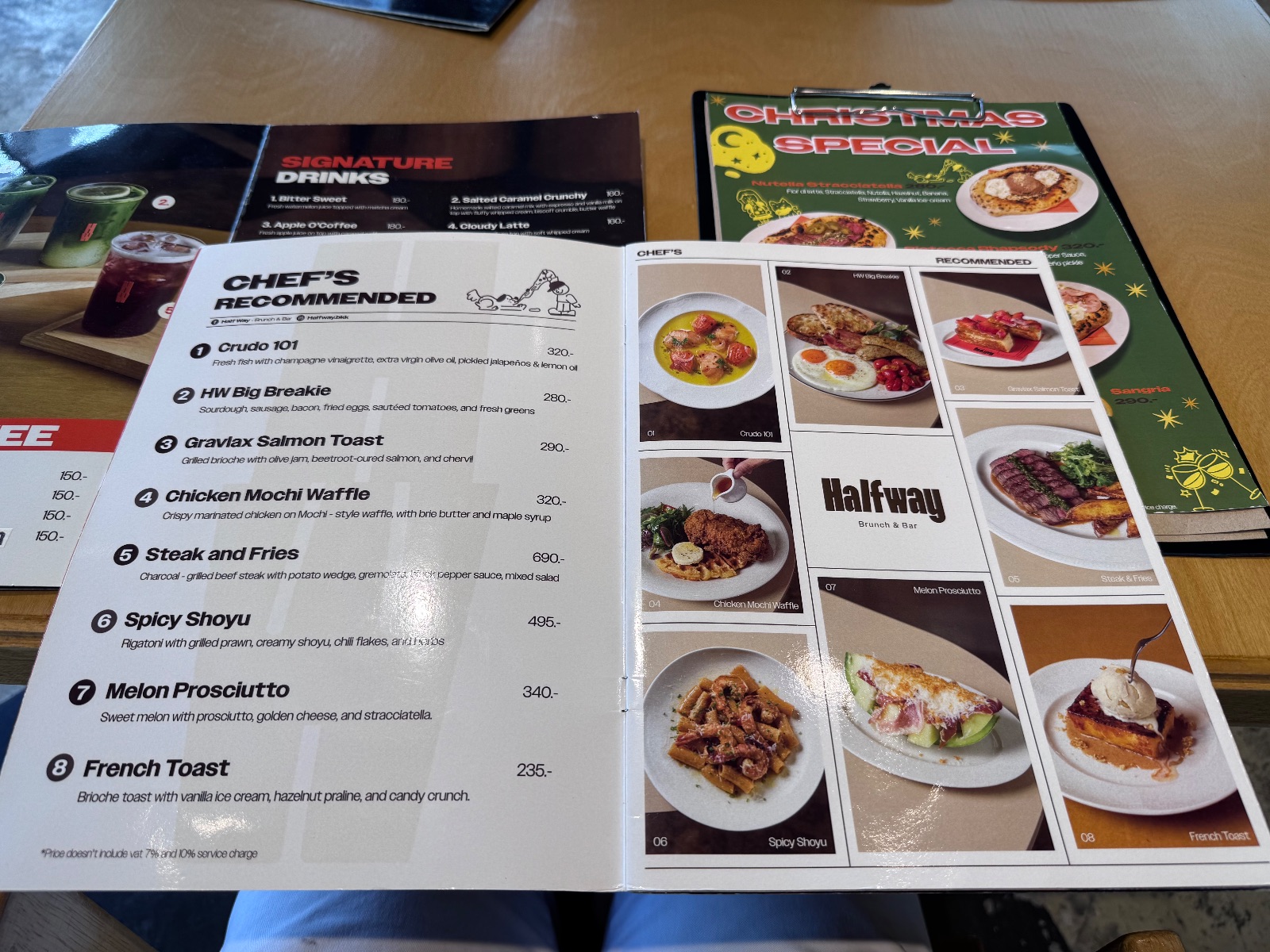 HALFWAY menu image 1