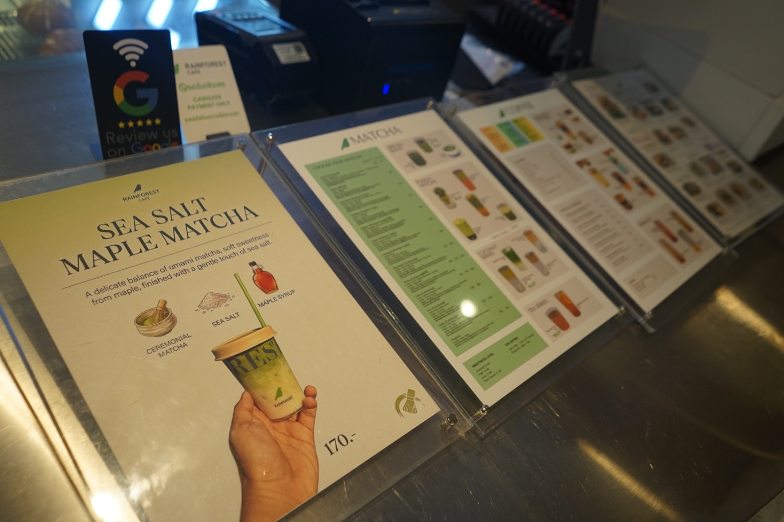 RAINFOREST menu image 2