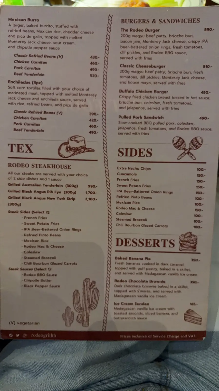 Rodeo Mex-Tex Grill & Tap House menu image 2