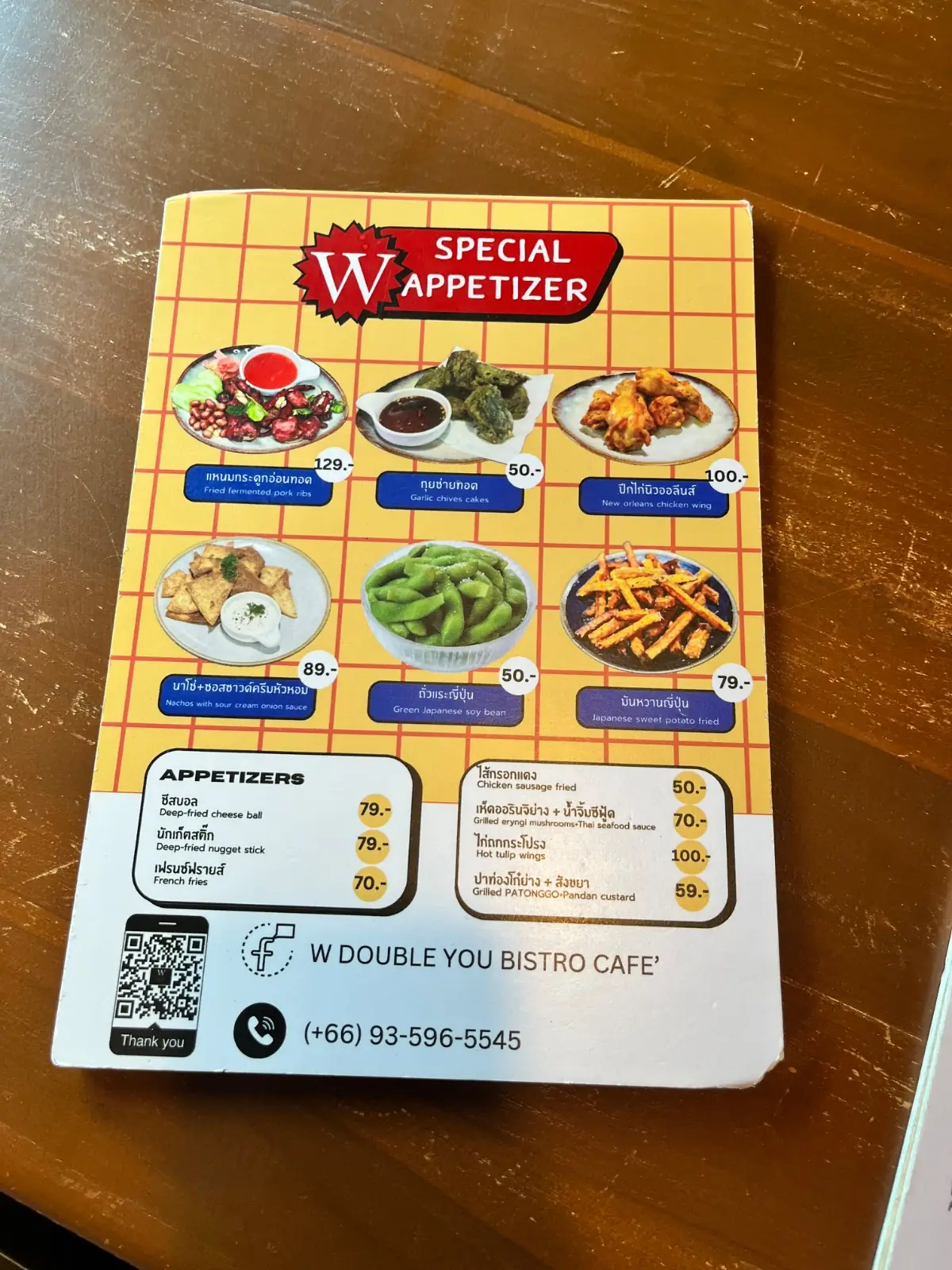W Double You Bistro cafe’ menu image 2