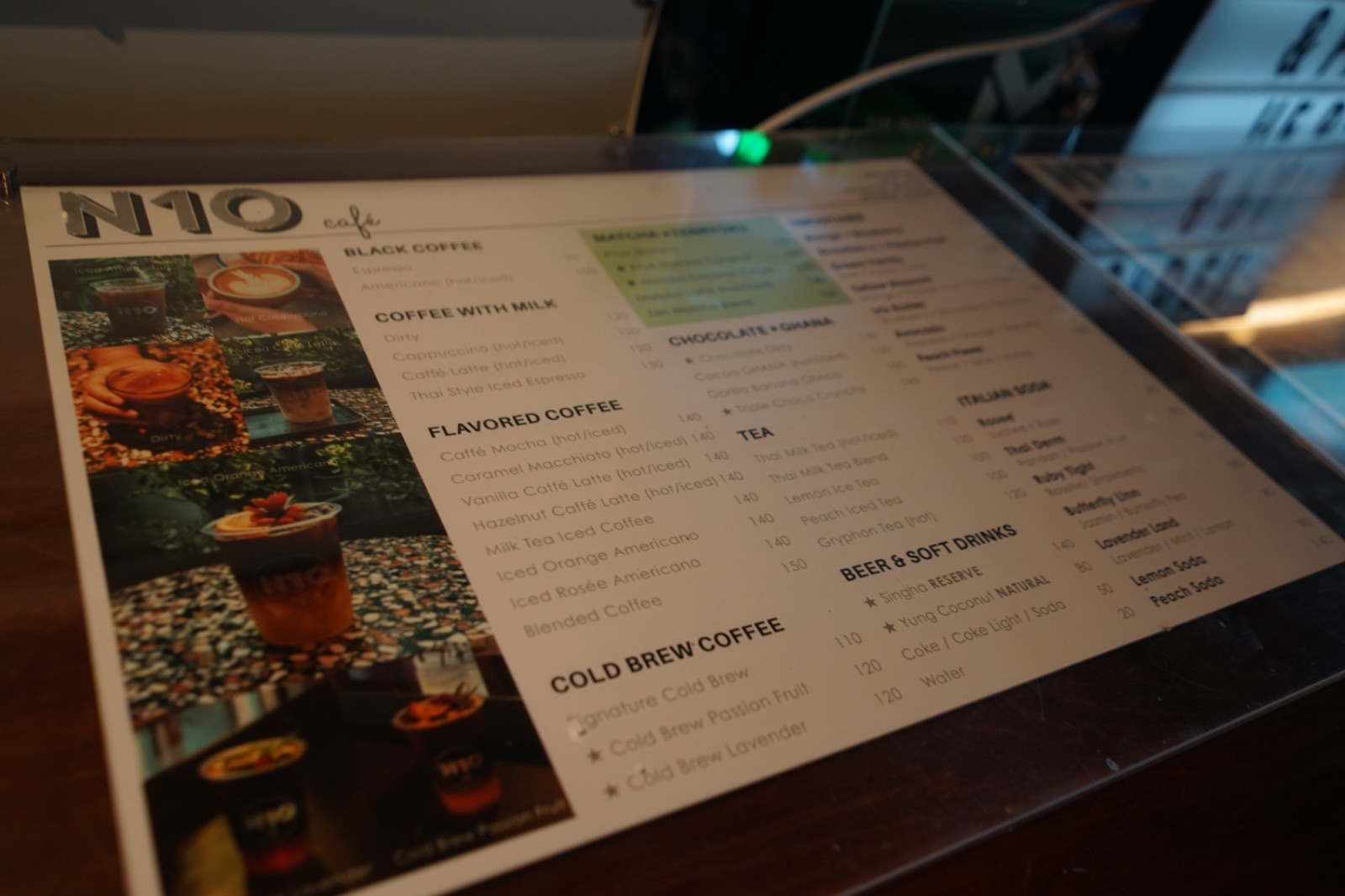 N10café menu image 1